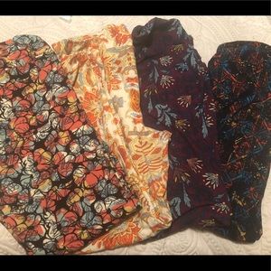 LOT of 4 LulaRoe TC leggings